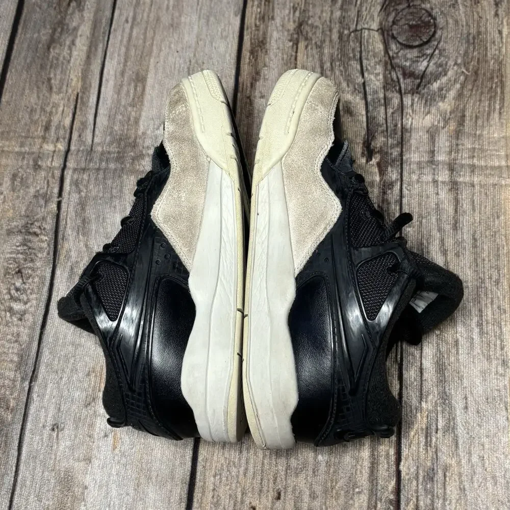 Jordan 4 RM Black Light Bone GS Boys Size 2Y - FQ7936-001
